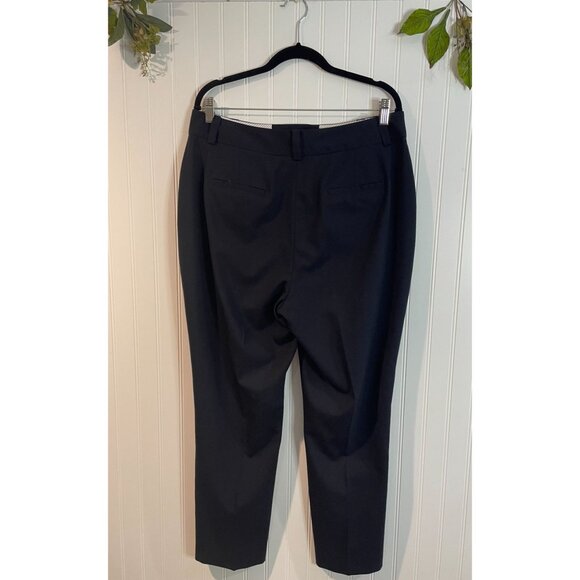 Brooks Brothers Red Fleece Womens Navy Wool-Blend Slim Fit Dress Pants Size 14 - Picture 2 of 13